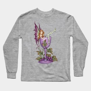 Wine Fairy Long Sleeve T-Shirt